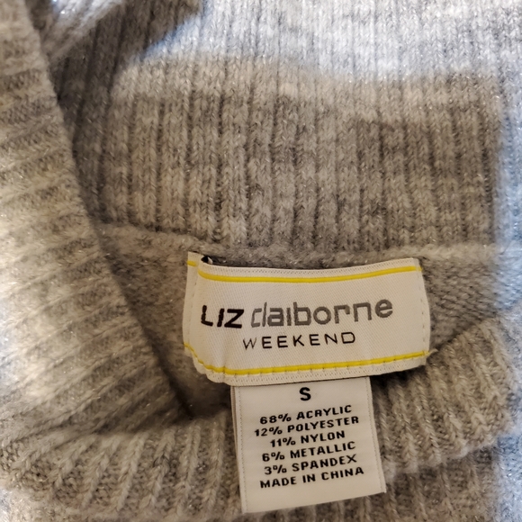 Liz Claiborne Striped Sweater - Picture 5 of 8